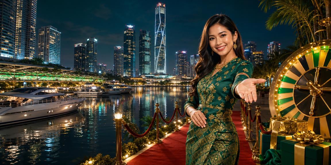 Paparan meja roulette di Kuala Lumpur dengan antara muka permainan kasino digital
